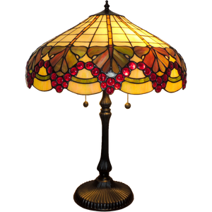 Merlot Large Tiffany Table Lamp