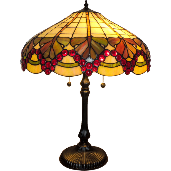 Merlot Large Tiffany Table Lamp