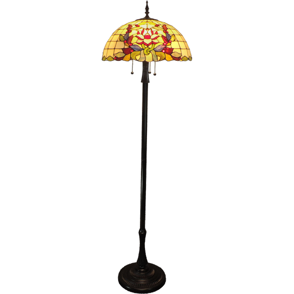 Lotus Large Tiffany Floor Lamp