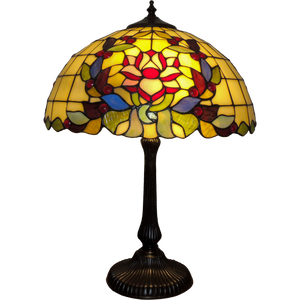 Lotus Medium Tiffany Table Lamp