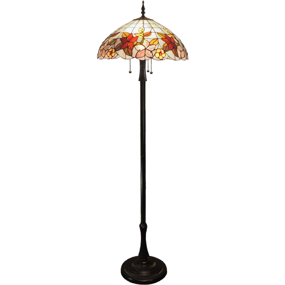 Summer Garden Large Tiffany Floor Lamp