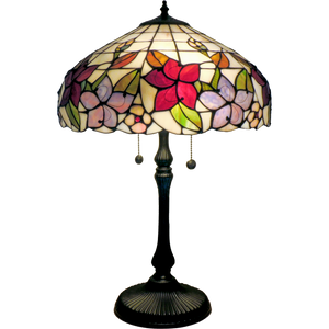 Summer Garden Medium Tiffany Table Lamp