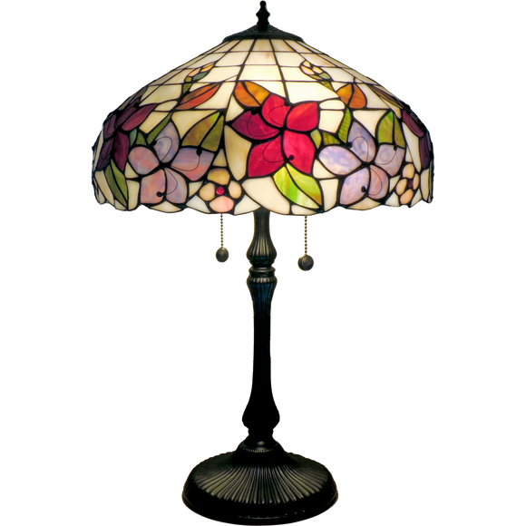 Summer Garden Medium Tiffany Table Lamp