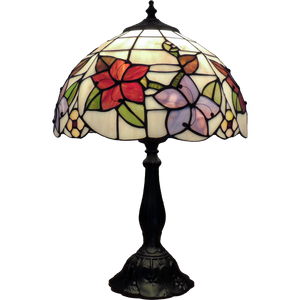 Summer Garden Small Tiffany Table Lamp